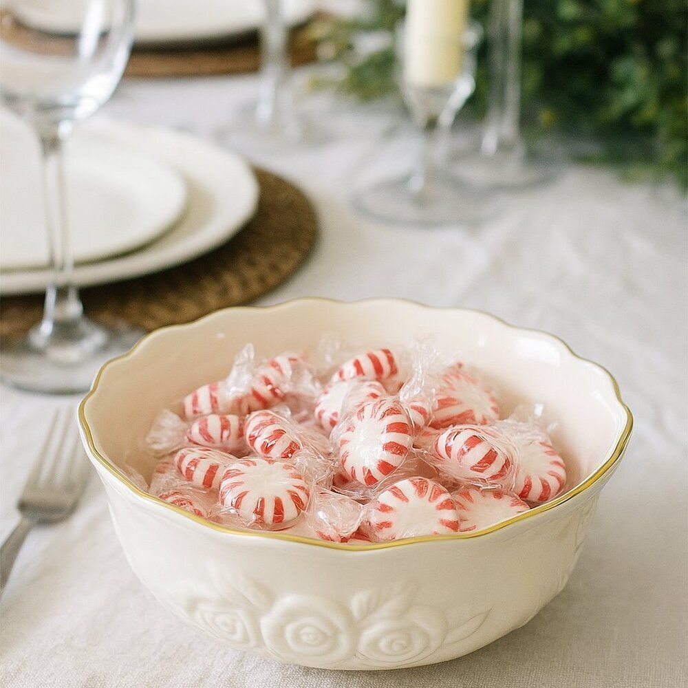 Lenox Rose Blossom Ivory Candy Dish w/ Gold Trim – 1980s Vintage - Picture 3 of 10